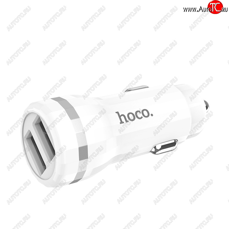 459 р. Устройство зарядное в прикуриватель 2USB 12V HOCO HOCO z27 white  с доставкой в г. Майкоп