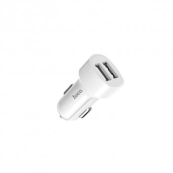 459 р. Устройство зарядное в прикуриватель 2USB 12V HOCO HOCO z2a white  с доставкой в г. Майкоп. Увеличить фотографию 2