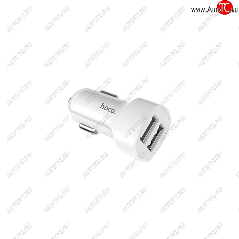 459 р. Устройство зарядное в прикуриватель 2USB 12V HOCO HOCO z2a white  с доставкой в г. Майкоп