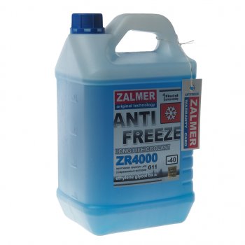 1 169 р. Антифриз синий -40C ZR4000 LLC G11 5кг ZALMER ZALMER zr40b005  с доставкой в г. Майкоп. Увеличить фотографию 1