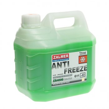 739 р. Антифриз зеленый -40C ZR4000 LLC G11 3кг ZALMER ZALMER zr40g003  с доставкой в г. Майкоп. Увеличить фотографию 1