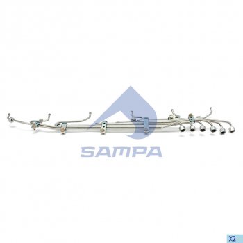 8 949 р. Трубка топливная MAN дв.D2866,D2876 ТНВД комплект (6шт.) SAMPA SAMPA 020.717  с доставкой в г. Майкоп. Увеличить фотографию 1