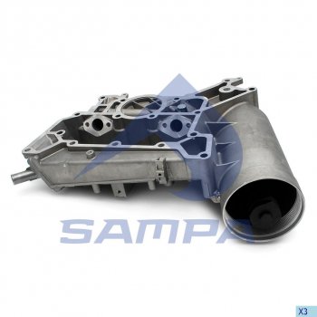 36 949 р. Корпус MERCEDES дв.OM501,502LA радиатора масляного SAMPA SAMPA 205.228  с доставкой в г. Майкоп. Увеличить фотографию 1