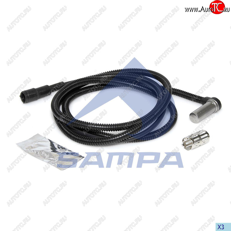 1 299 р. Датчик АБС SCANIA P,G,R,T L=2675мм задний левый SAMPA SAMPA 096.324  с доставкой в г. Майкоп