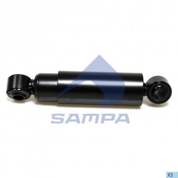 3 299 р. Амортизатор BPW ROR SAF FRUEHAUF SCHMITZ полуприцепа, прицепа (331495 24х55 24х55 ОО) SAMPA SAMPA 070.225-01  с доставкой в г. Майкоп. Увеличить фотографию 1