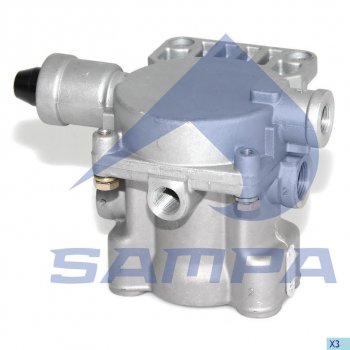 3 459 р. Кран DAF MAN SCHMITZ SAF тормозной прицепа (4 выхода М16мм) SAMPA SAMPA 094.135-01  с доставкой в г. Майкоп. Увеличить фотографию 1