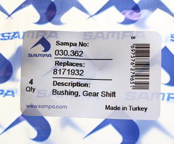 47 р. Втулка VOLVO FH12 кулисы КПП SAMPA SAMPA 030.362  с доставкой в г. Майкоп. Увеличить фотографию 3