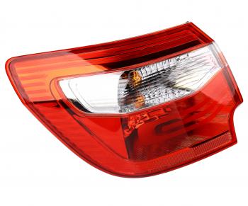 10 249 р. Фонарь задний KIA Rio хетчбек (11-) левый наружный NSP NSP nsp02924014x200  с доставкой в г. Майкоп. Увеличить фотографию 1