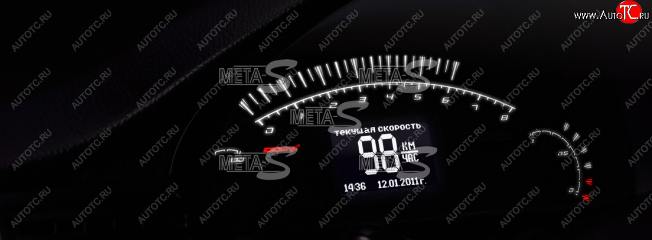 78 999 р. Электронная комбинация Chevrolet Niva GAMMA GF-826 (стрелочная хром) Ferrum gf826-2123  с доставкой в г. Майкоп