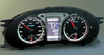 59 999 р. Электронная комбинация Lada Priora GAMMA GF-819 (стрелочная) Ferrum gf819  с доставкой в г. Майкоп. Увеличить фотографию 1
