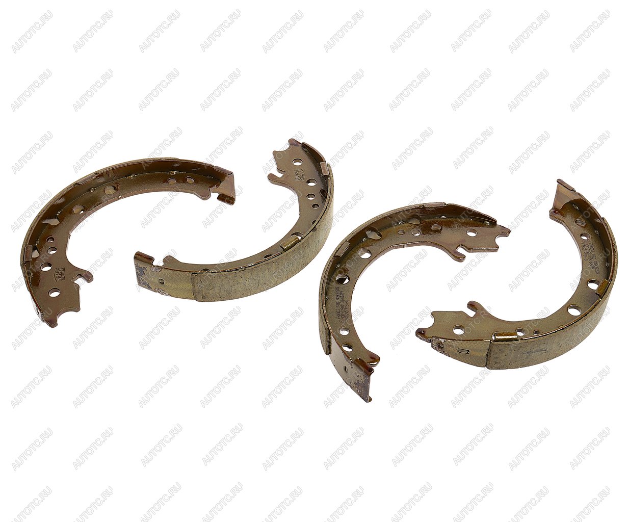 3 899 р. Колодки тормозные задние барабанные (4шт.) NIBK Honda CR-V RE1,RE2,RE3,RE4,RE5,RE7 дорестайлинг (2007-2010)  с доставкой в г. Майкоп