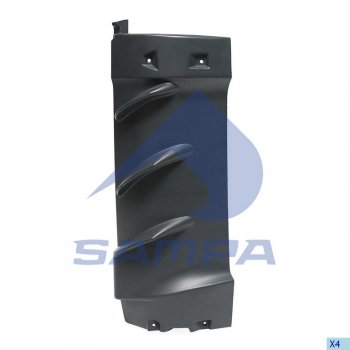 1 829 р. Дефлектор MAN TGA,TGL,TGM кабины правый SAMPA SAMPA 18200115  с доставкой в г. Майкоп. Увеличить фотографию 1