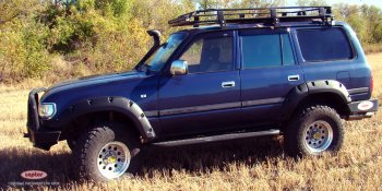 17 699 р. Расширители арок Toyota Land Cruiser 80 LAPTER (ширина 80мм) LAPTER tlc80  с доставкой в г. Майкоп. Увеличить фотографию 1