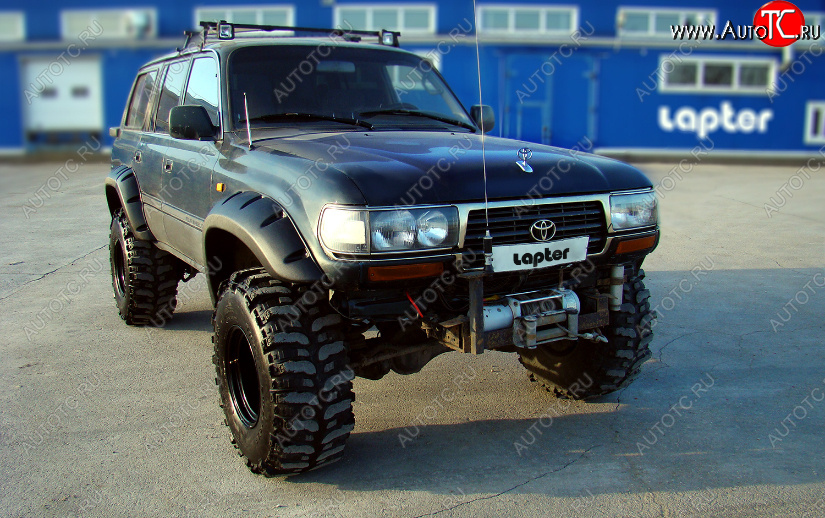 18 999 р. Расширители арок Toyota Land Cruiser 80 LAPTER (ширина 130мм) LAPTER tlc82  с доставкой в г. Майкоп