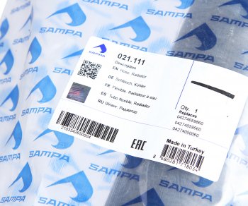 1 699 р. Патрубок MAN TGA радиатора SAMPA SAMPA 021.111  с доставкой в г. Майкоп. Увеличить фотографию 2