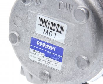 27 449 р. Компрессор HYUNDAI Elantra (00-),Tucson (04-) KIA Sportage (06-) кондиционера DOOWON DOOWON 97701-2d700  с доставкой в г. Майкоп. Увеличить фотографию 4