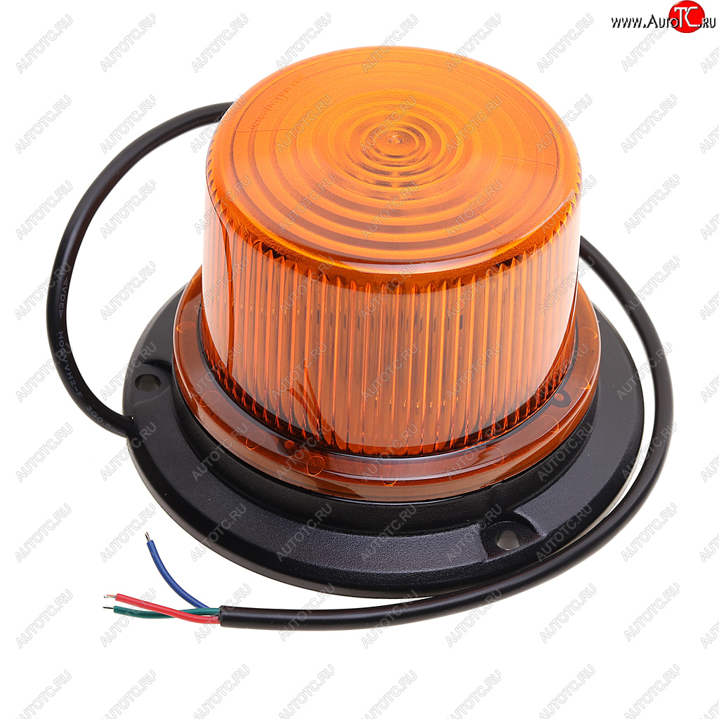 2 299 р. Маяк импульсный 1224V светодиодный стационарный желтый MEGAPOWER MEGAPOWER 370-34-004  с доставкой в г. Майкоп