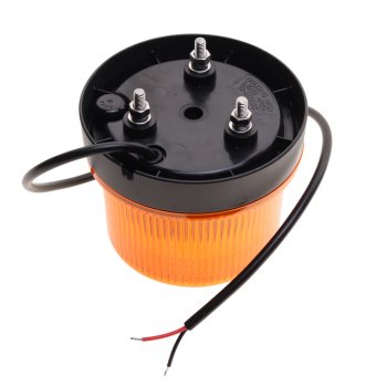 3 369 р. Маяк проблесковый 1224V светодиодный стационарный желтый MEGAPOWER MEGAPOWER 370-34-001  с доставкой в г. Майкоп. Увеличить фотографию 2