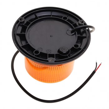 2 989 р. Маяк проблесковый 1224V светодиодный стационарный желтый MEGAPOWER MEGAPOWER 370-34-002  с доставкой в г. Майкоп. Увеличить фотографию 2