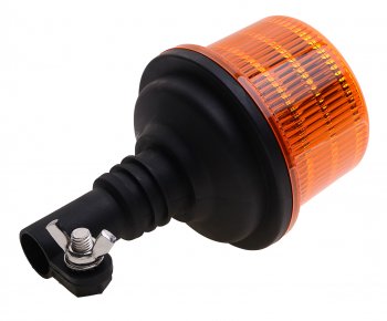 3 699 р. Маяк импульсный 1224V светодиодный кронштейн DIN желтый MEGAPOWER MEGAPOWER 370-34-007  с доставкой в г. Майкоп. Увеличить фотографию 2