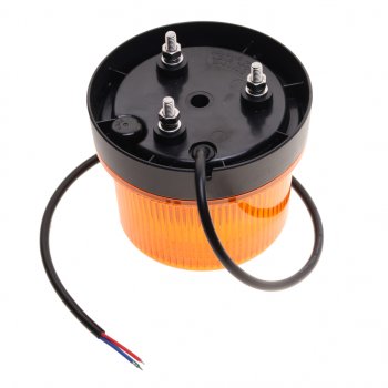 2 469 р. Маяк импульсный 1224V светодиодный стационарный желтый MEGAPOWER MEGAPOWER 370-34-003  с доставкой в г. Майкоп. Увеличить фотографию 2
