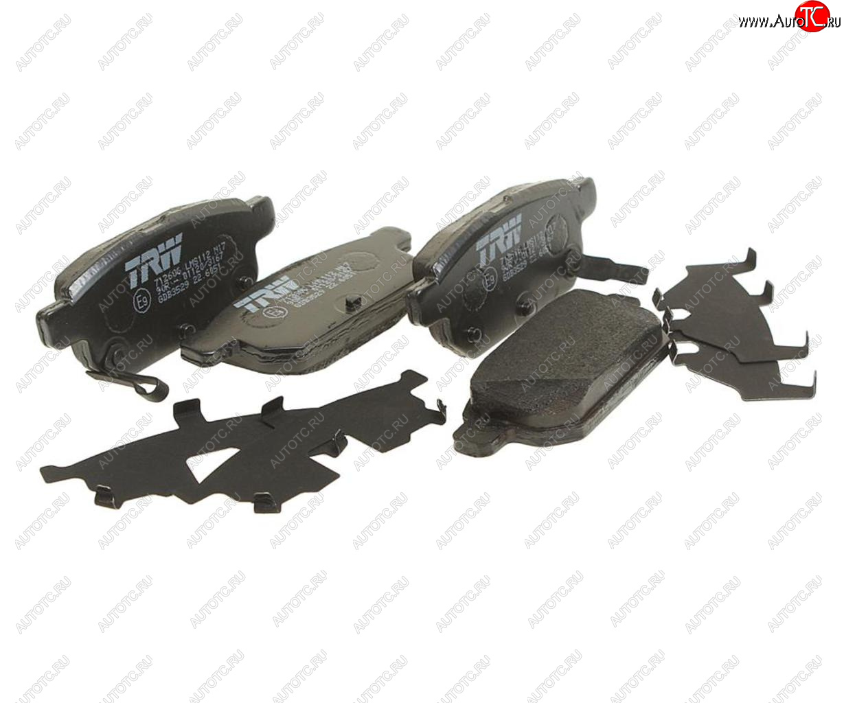 3 899 р. Колодки тормозные задние (4шт.) TRW Suzuki Swift ZC72S дорестайлинг, хэтчбэк 5 дв. (2010-2013)  с доставкой в г. Майкоп