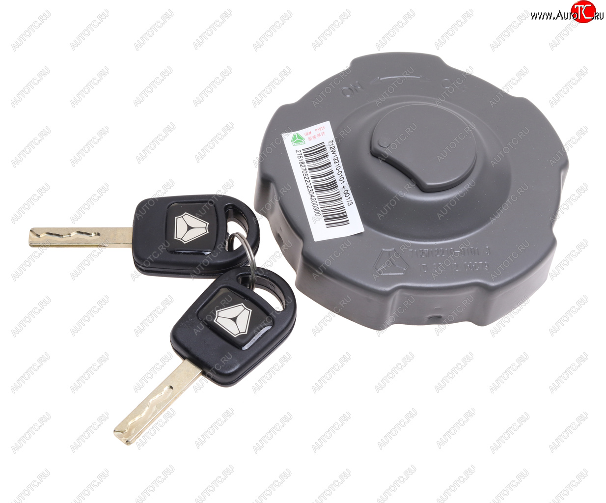 2 499 р. Крышка бака топливного SITRAK HOWO с ключами OE SITRAK 712w12210-0101+001  с доставкой в г. Майкоп