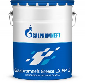 16 849 р. Смазка литиевая высокотемпературная Grease LX EP-2 18кг (синяя) GAZPROMNEFT GAZPROMNEFT 0254211623  с доставкой в г. Майкоп. Увеличить фотографию 1