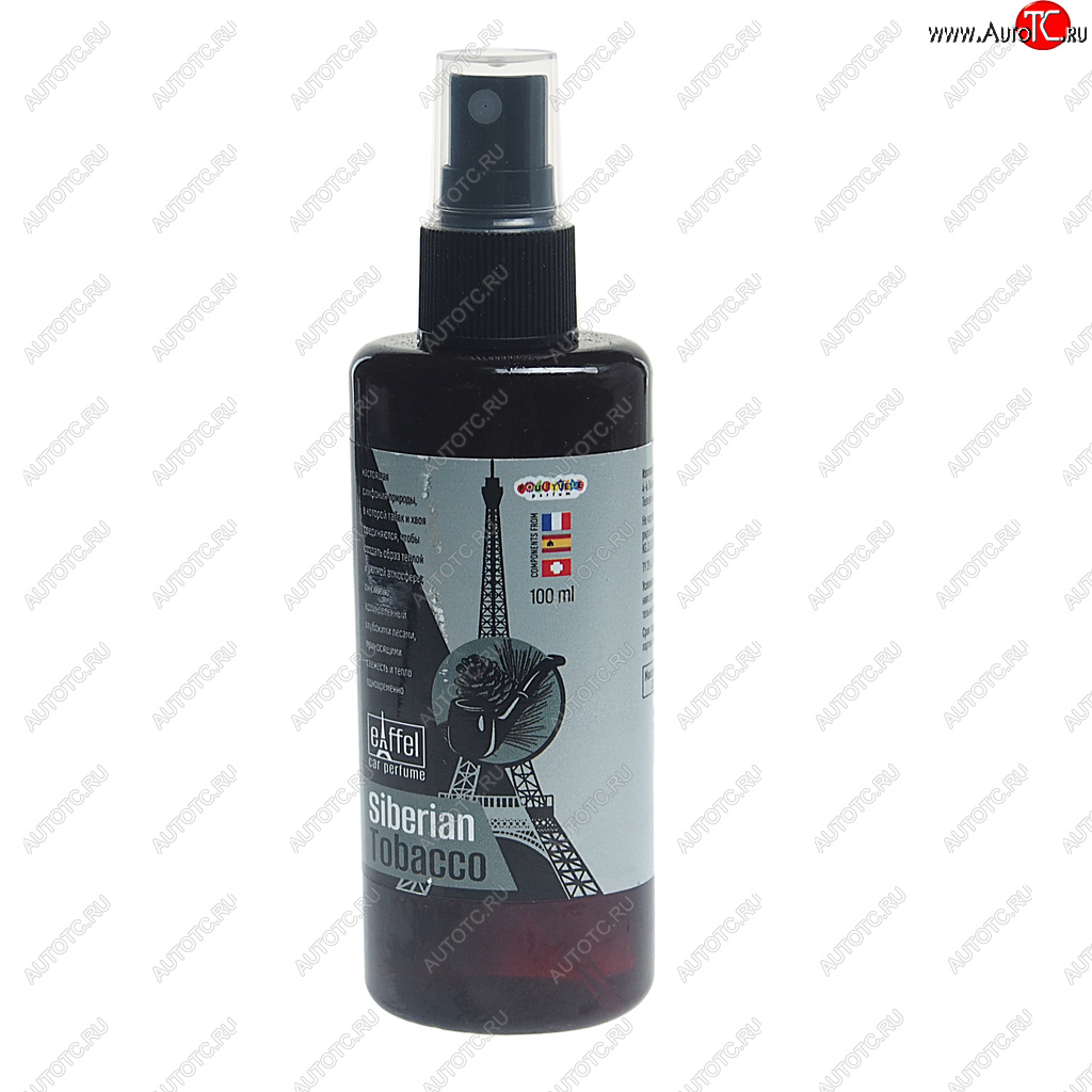 127 р. Ароматизатор спрей (siberian tobacco) 100мл Eiffel Tobacco FOUETTE FOUETTE ef-03  с доставкой в г. Майкоп