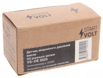 277 р. Датчик давления масла CHEVROLET Cruze (09-) STARTVOLT STARTVOLT vs-oe0525  с доставкой в г. Майкоп. Увеличить фотографию 3