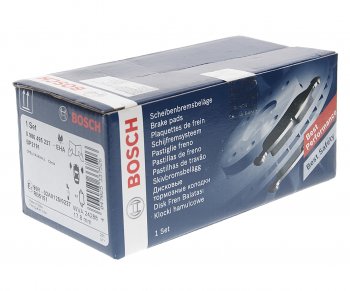 1 969 р. Колодки тормозные передние (4шт.) BOSCH Fiat Grande Punto (2012-2025)  с доставкой в г. Майкоп. Увеличить фотографию 2
