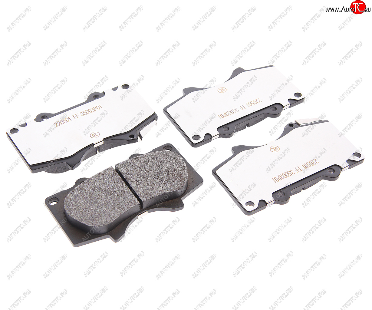 5 599 р. Колодки тормозные JAC T6 передние (4шт.) OE JAC 3501100200p3010-am001 JAC 3501100200p3010-am001  с доставкой в г. Майкоп