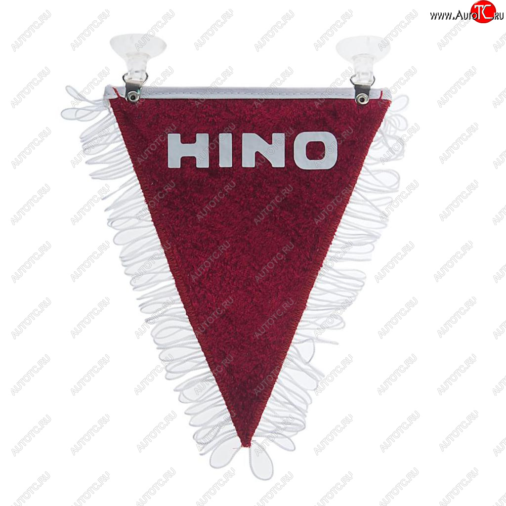 204 р. Вымпел HINO с бахромой на 2-х присосках АВТОРЕАЛ АВТОРЕАЛ hino АВТОРЕАЛ hino  с доставкой в г. Майкоп