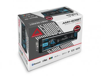 4 899 р. Магнитола автомобильная 1DIN AURA AURA amh-605bt AURA amh-605bt  с доставкой в г. Майкоп. Увеличить фотографию 4