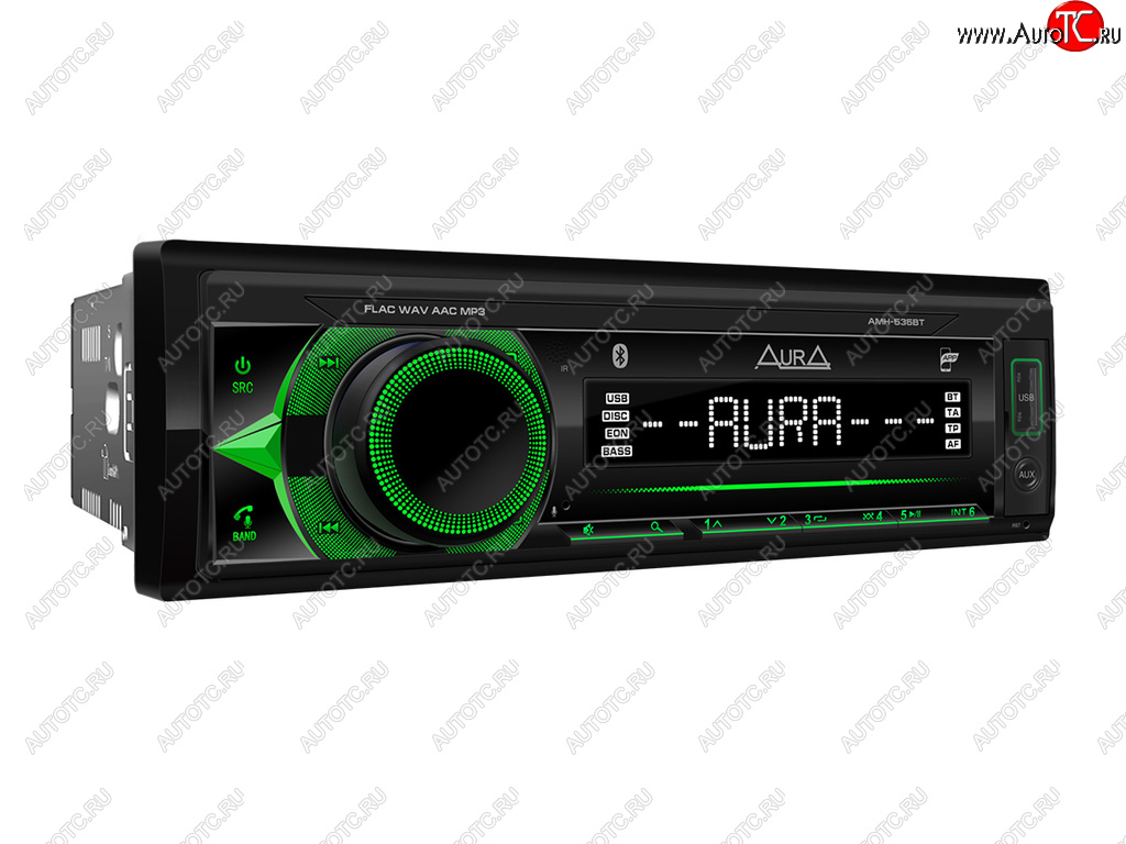 4 199 р. Магнитола автомобильная 1DIN AURA AURA amh-535bt AURA amh-535bt  с доставкой в г. Майкоп