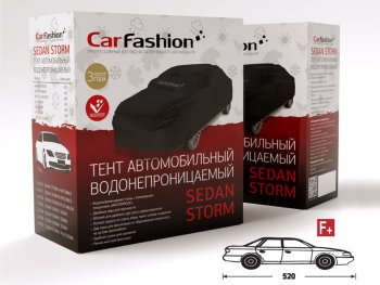 3 699 р. Тент на автомобиль (XL) 520х185х150см черный Sedan F Plus CARFASHION CARFASHION 42162  с доставкой в г. Майкоп. Увеличить фотографию 1
