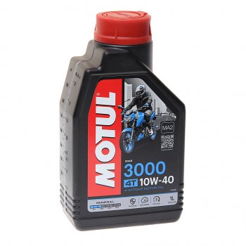 1 149 р. Масло моторное для 4-х тактных двигателей 3000 10W40 мин.1л MOTUL MOTUL 107672  с доставкой в г. Майкоп. Увеличить фотографию 1