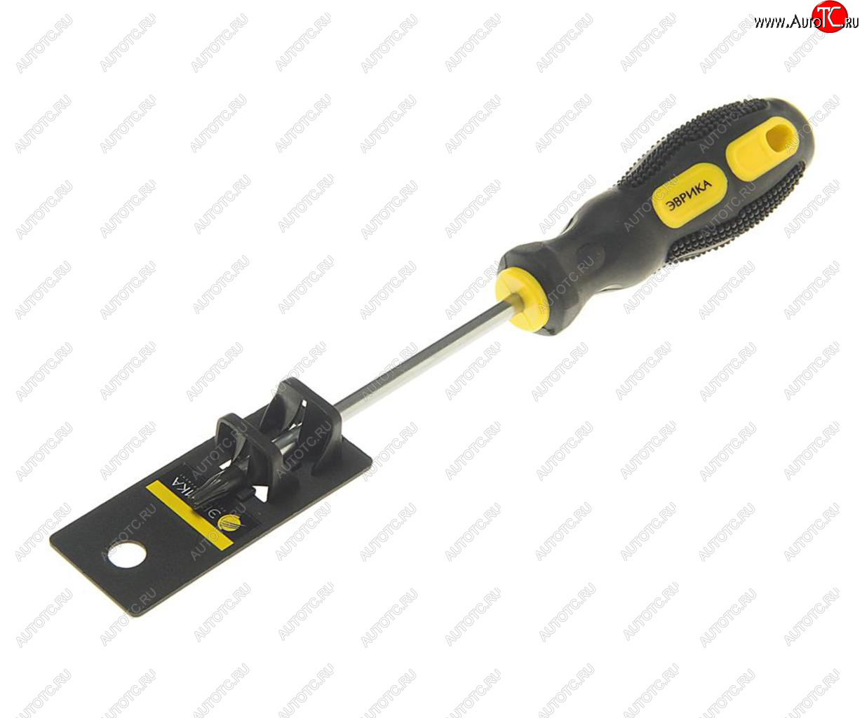 53 р. Отвертка TORX T20х100мм магнитная с противоскользящей ручкой (с держателем) ЭВРИКА ЭВРИКА er-7dt-03h ЭВРИКА er-7dt-03h  с доставкой в г. Майкоп