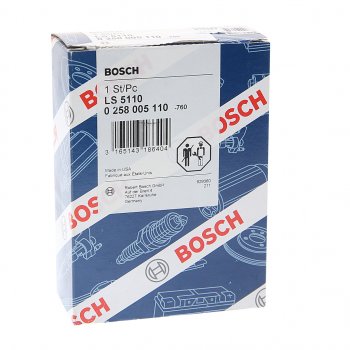 5 699 р. Датчик кислорода MITSUBISHI Lancer (03-) передний BOSCH BOSCH 0258005110 BOSCH 0258005110  с доставкой в г. Майкоп. Увеличить фотографию 2