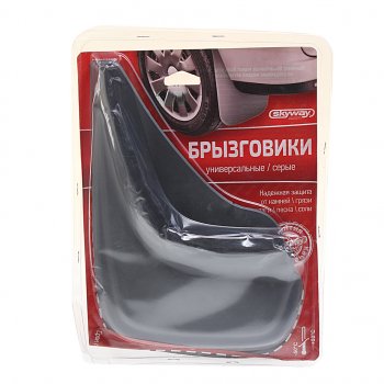 529 р. Брызговик универсальный серебристый комплект 2шт. SKYWAY SKYWAY s05201002  с доставкой в г. Майкоп. Увеличить фотографию 1