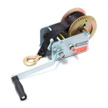 4 899 р. Лебедка барабанная 0.90т L=10м ленточная ROCKFORCE ROCKFORCE rf-trt1201s  с доставкой в г. Майкоп. Увеличить фотографию 1