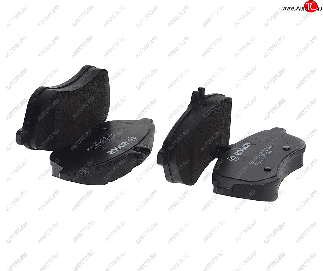 3 299 р. Колодки тормозные передние (4шт.) BOSCH Mercedes-Benz C-Class W204 дорестайлинг седан (2007-2011)  с доставкой в г. Майкоп