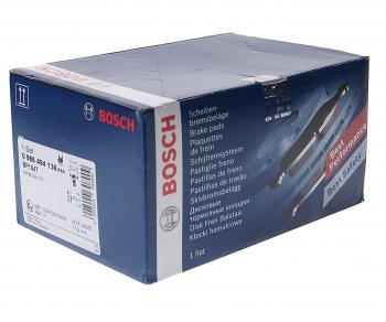 3 199 р. Колодки тормозные передние (4шт.) BOSCH Honda Civic ES седан дорестайлинг (2000-2003)  с доставкой в г. Майкоп. Увеличить фотографию 2