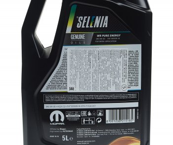 9 499 р. Масло моторное WR PURE ENERGY 5W30 синт.5л SELENIA PETRONAS PETRONAS 70205mf2eu  с доставкой в г. Майкоп. Увеличить фотографию 3