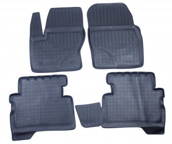1 999 р. Коврик салона FORD Kuga (13-) полиуретан (4 предм.) NORPLAST NORPLAST npa11-c22-400  с доставкой в г. Майкоп. Увеличить фотографию 1