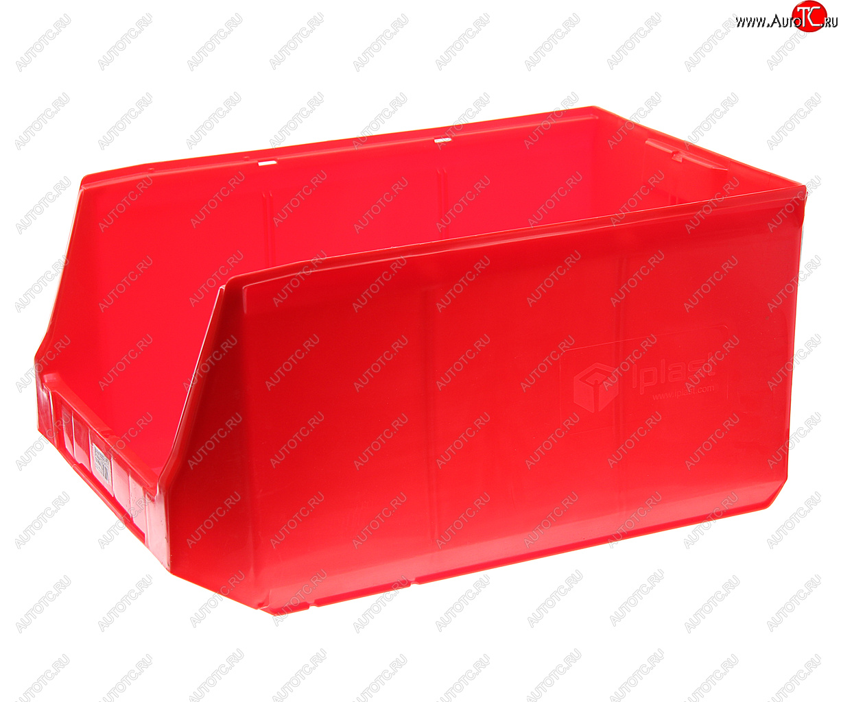 729 р. Лоток складской 500х300х250мм красный IPLAST IPLAST ip-378743  с доставкой в г. Майкоп