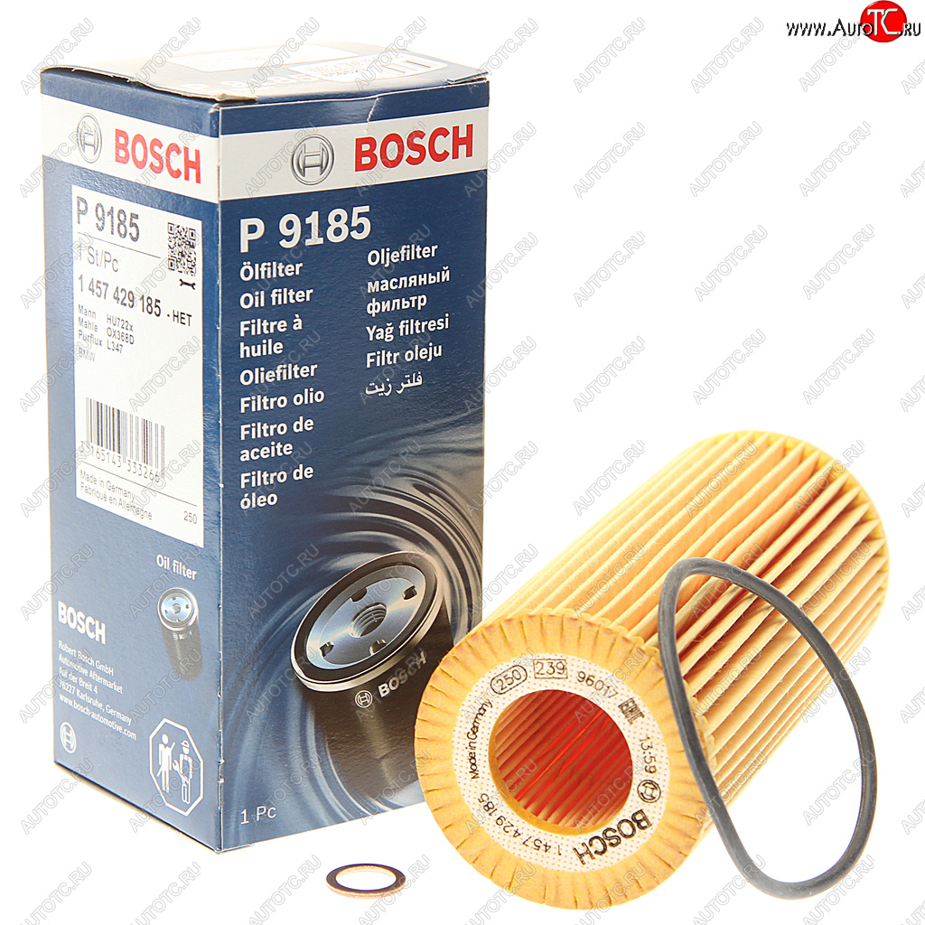 849 р. Фильтр масляный BMW 1 (E87),3 (E90,E46),5 (E60),7 (E65),X3 (E83) (TDI) BOSCH BOSCH 1457429185  с доставкой в г. Майкоп