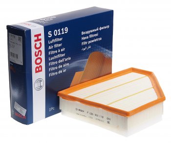 2 079 р. Фильтр воздушный BMW 1 (E81,E87),3 (E90,E92),X1 (E84) (N47N57) BOSCH BOSCH f026400119  с доставкой в г. Майкоп. Увеличить фотографию 1