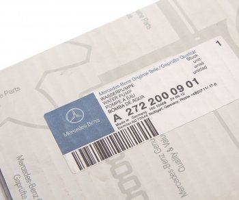 51 799 р. Насос водяной MERCEDES E (W211,W212) ML (W164) (M272) OE MERCEDES a2722000901  с доставкой в г. Майкоп. Увеличить фотографию 4