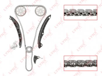 12 599 р. Комплект цепи ГРМ VW AUDI SKODA (1.41.6) (2 цепи+башмак натяж+успокоит+2 натяж+4 звезды) LYNX LYNX tk0064  с доставкой в г. Майкоп. Увеличить фотографию 1